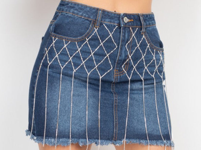 Valeria Jean/Rhinestone Skirt