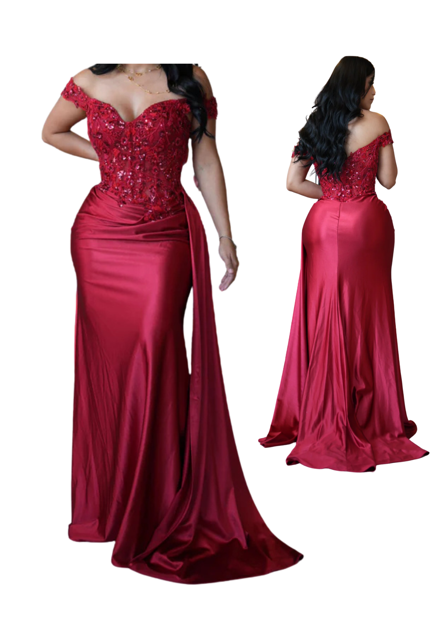 Violeta Elegant Off the Shoulder Gown