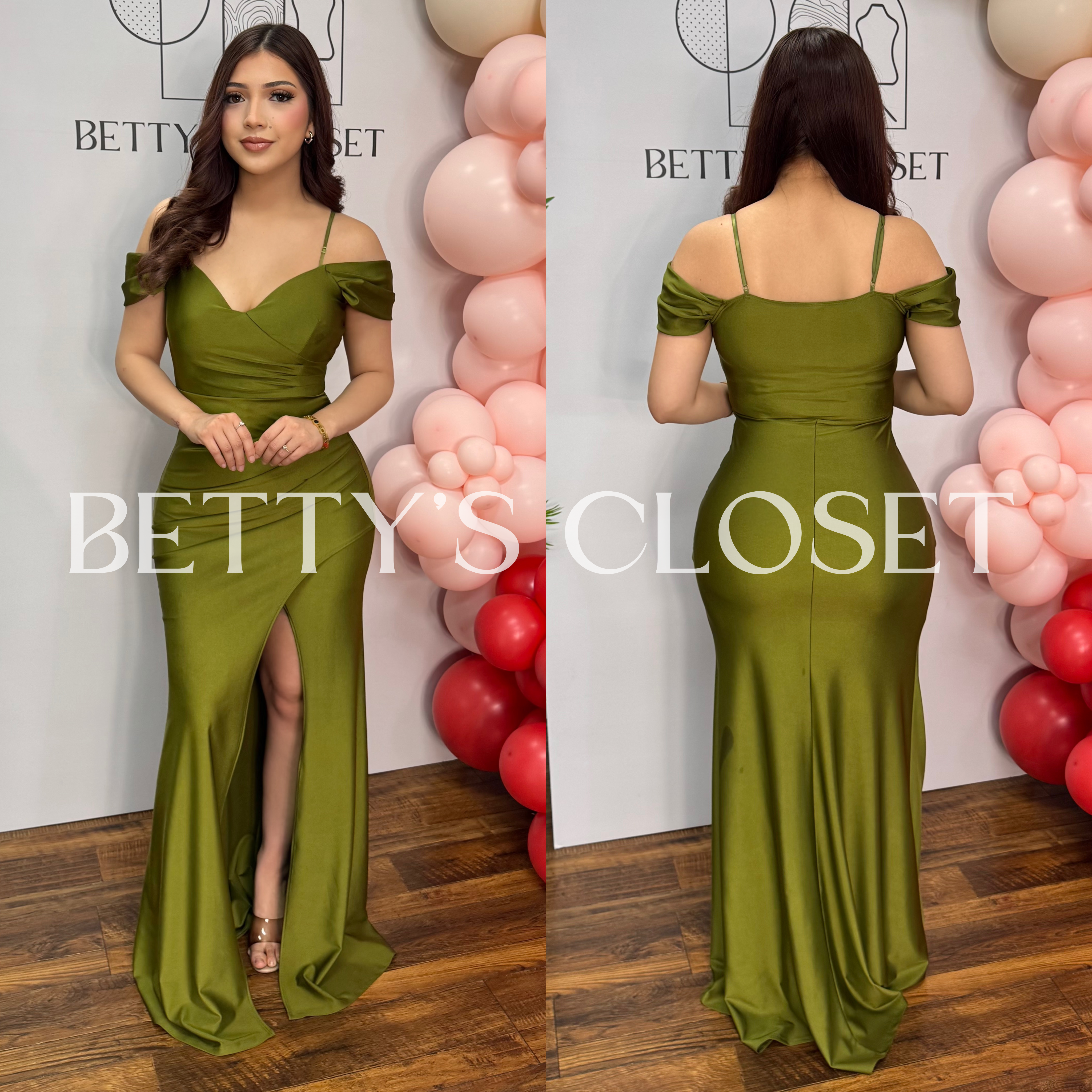 Hannah Off the Shoulder Maxi Gown