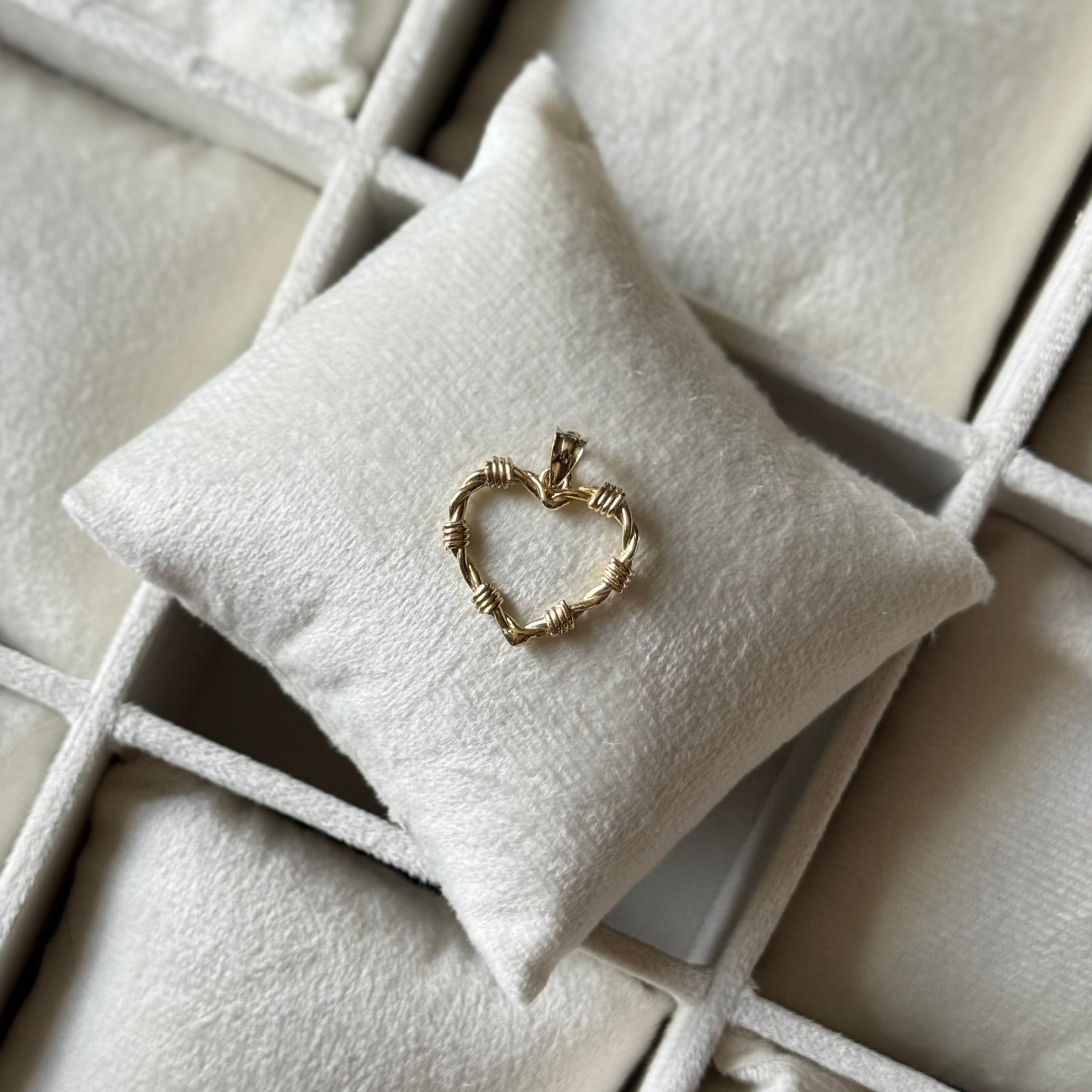 14k Gold Heart Pendant