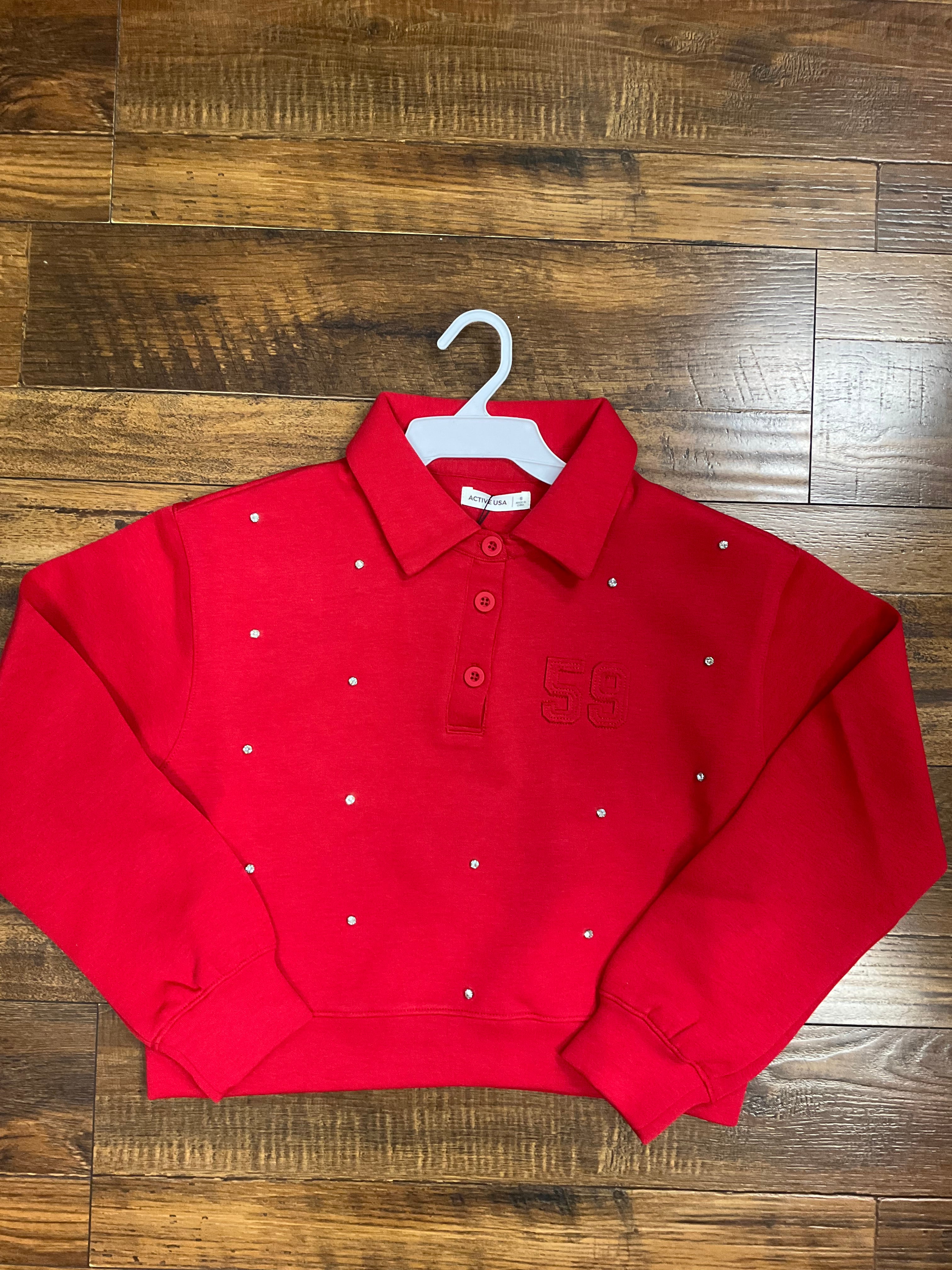 Julieta Rhinestone Sweatshirt