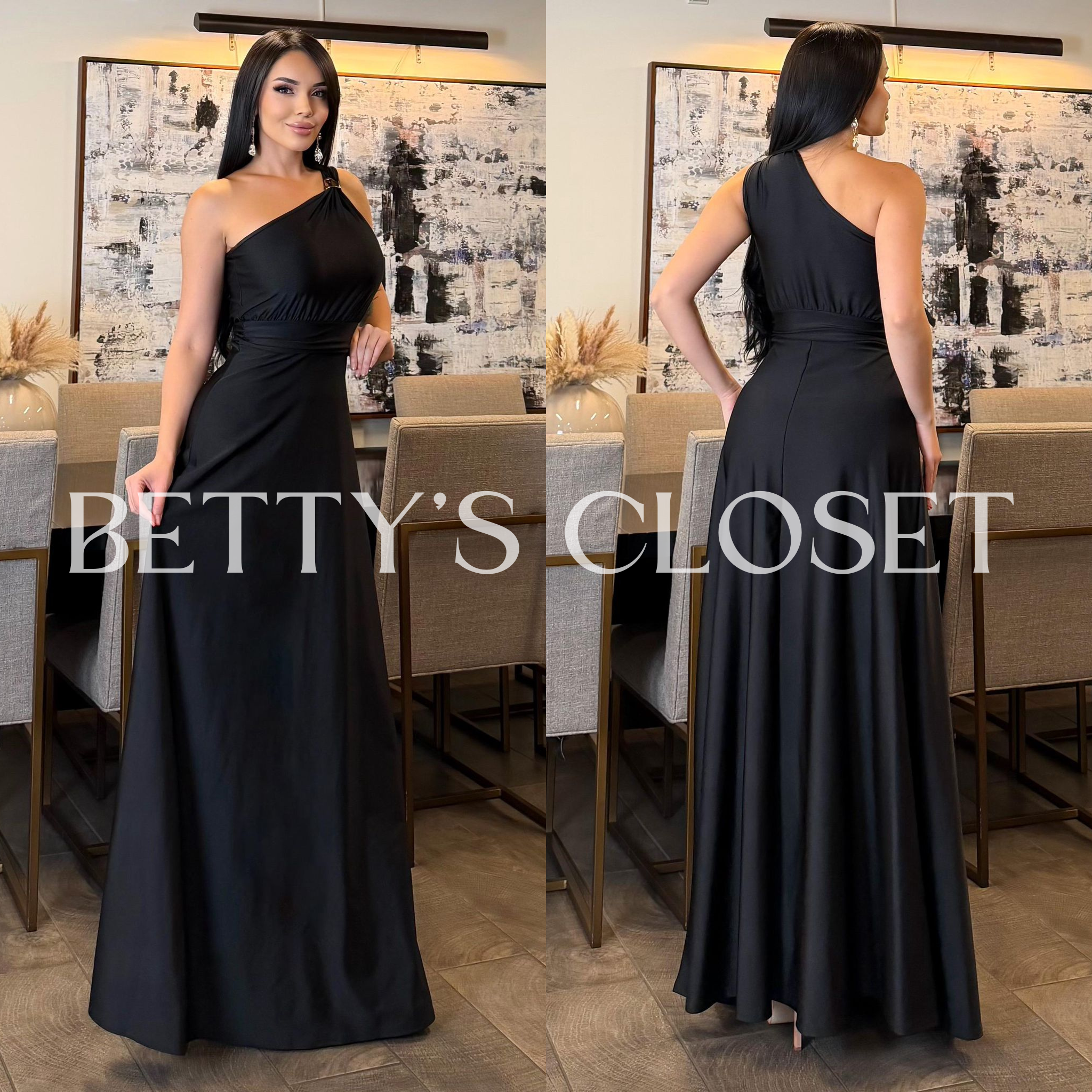 Estefania One Shoulder Gown