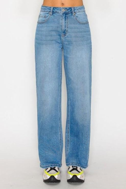 Alex Light Wash Straight Leg Jean 90376
