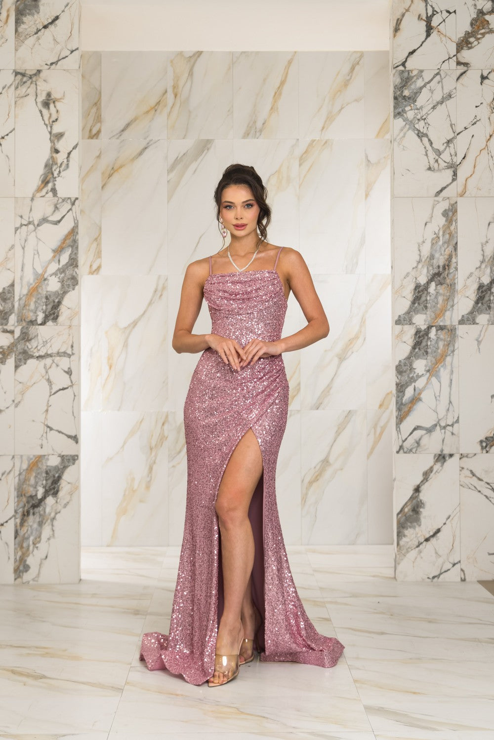 Aphrodite Sequins Gown