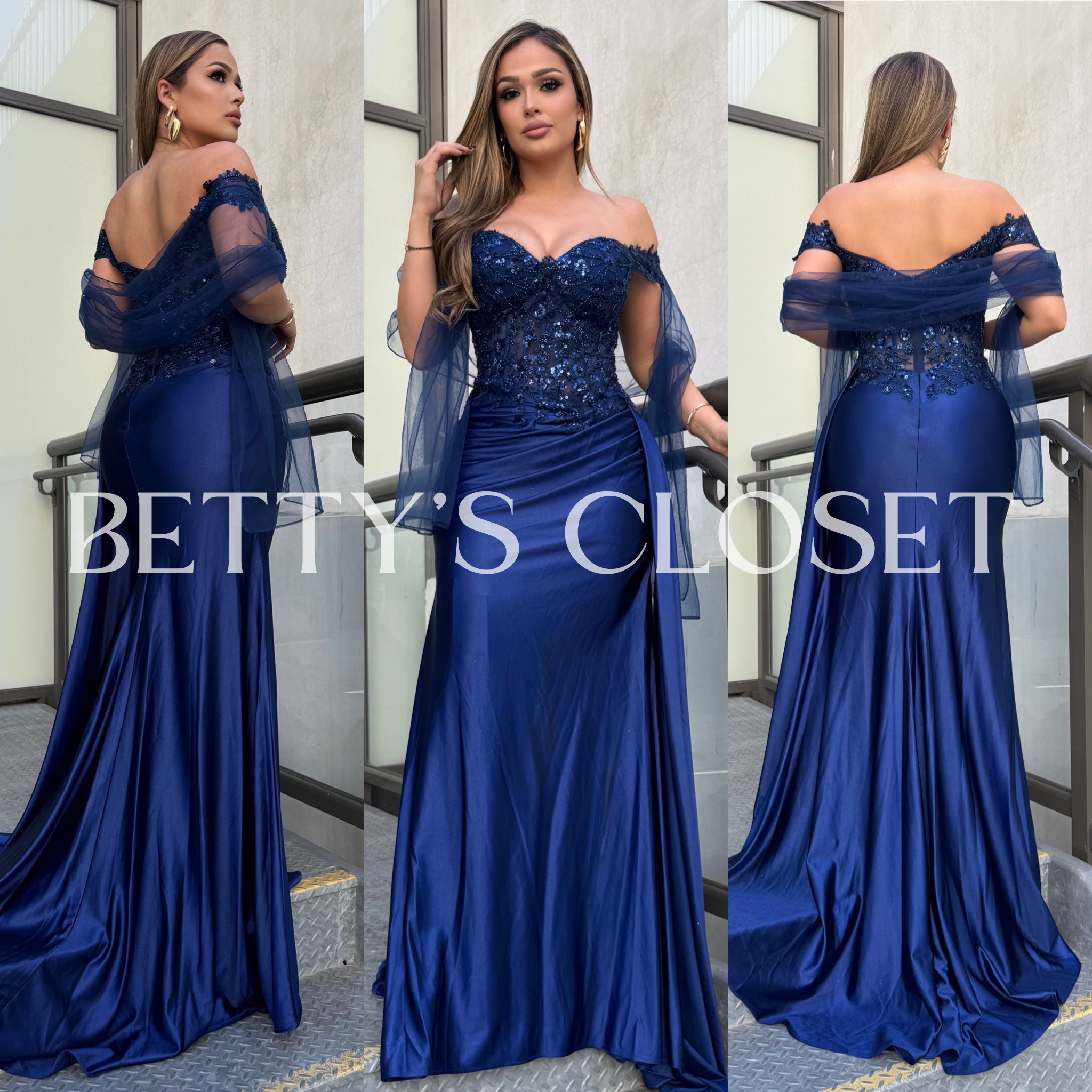Violeta Elegant Off the Shoulder Gown