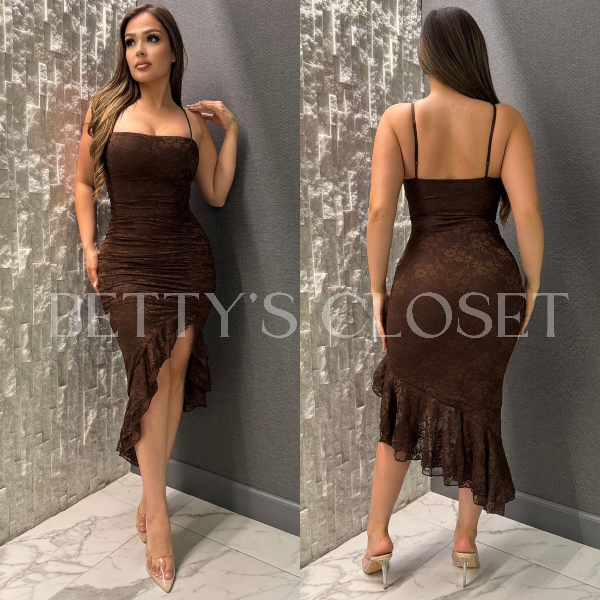 Julie Lace Midi Dress