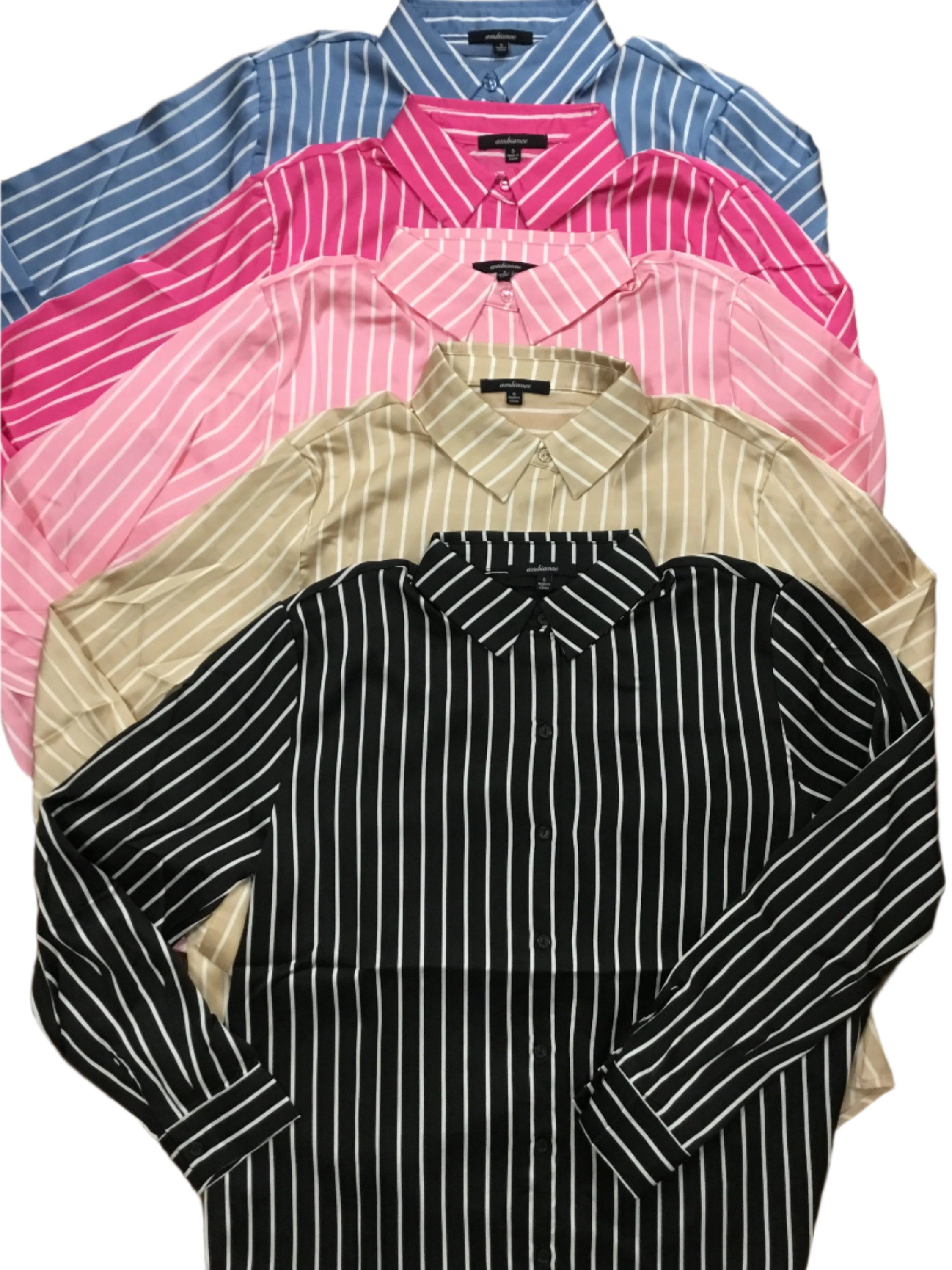 Jasmin Striped Satin Blouse