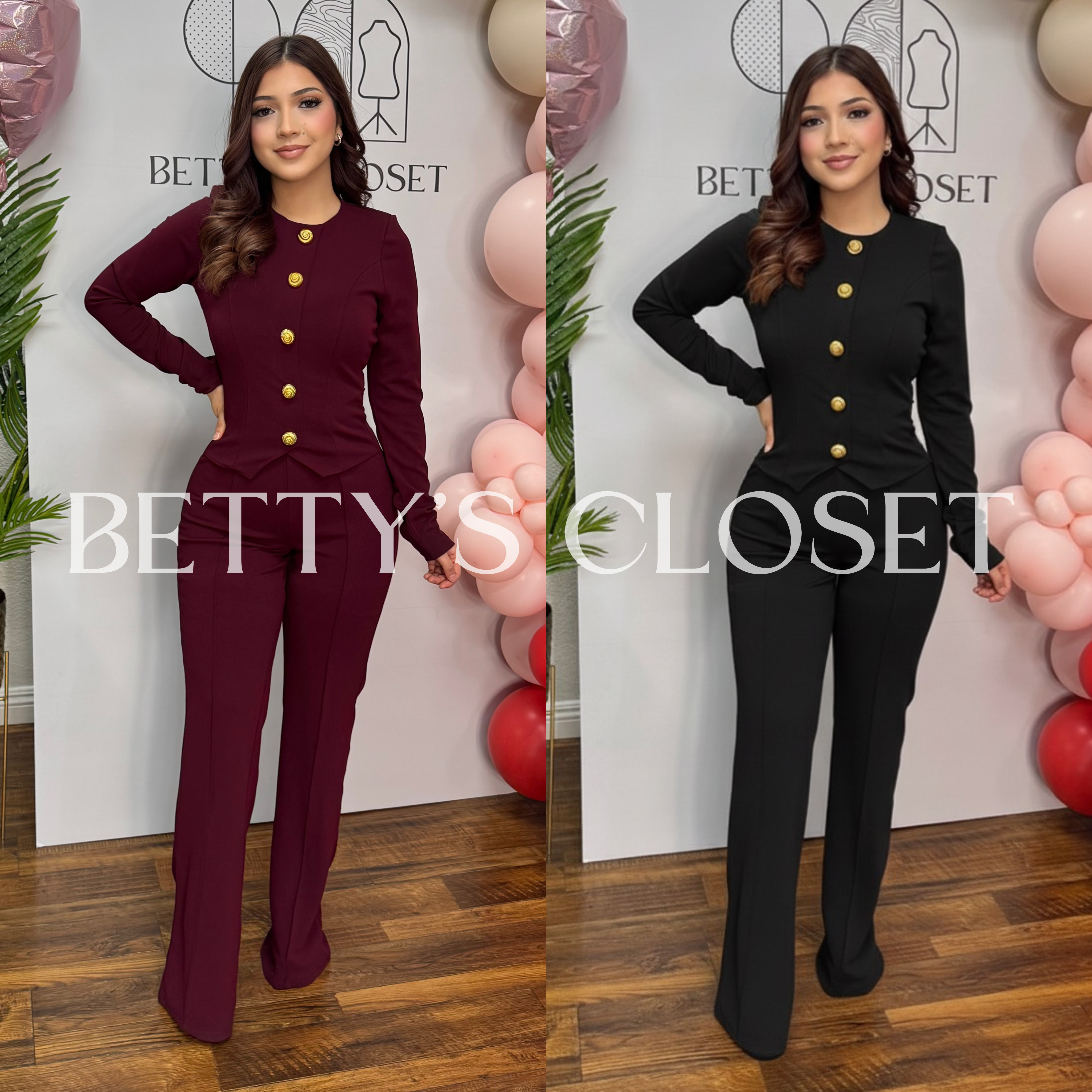 Liliana Long Button Up Sleeve Shell Button Jumpsuit