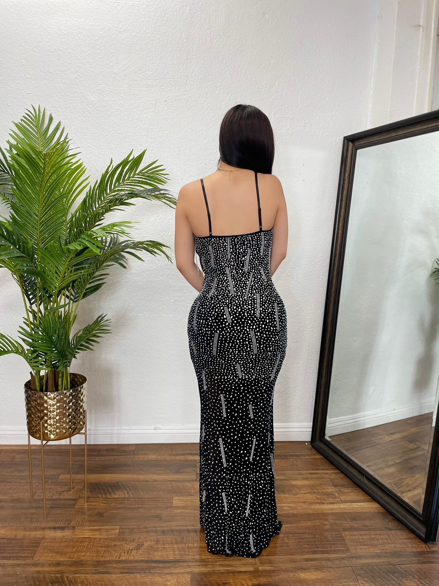 Luxury Rhinestone Gown