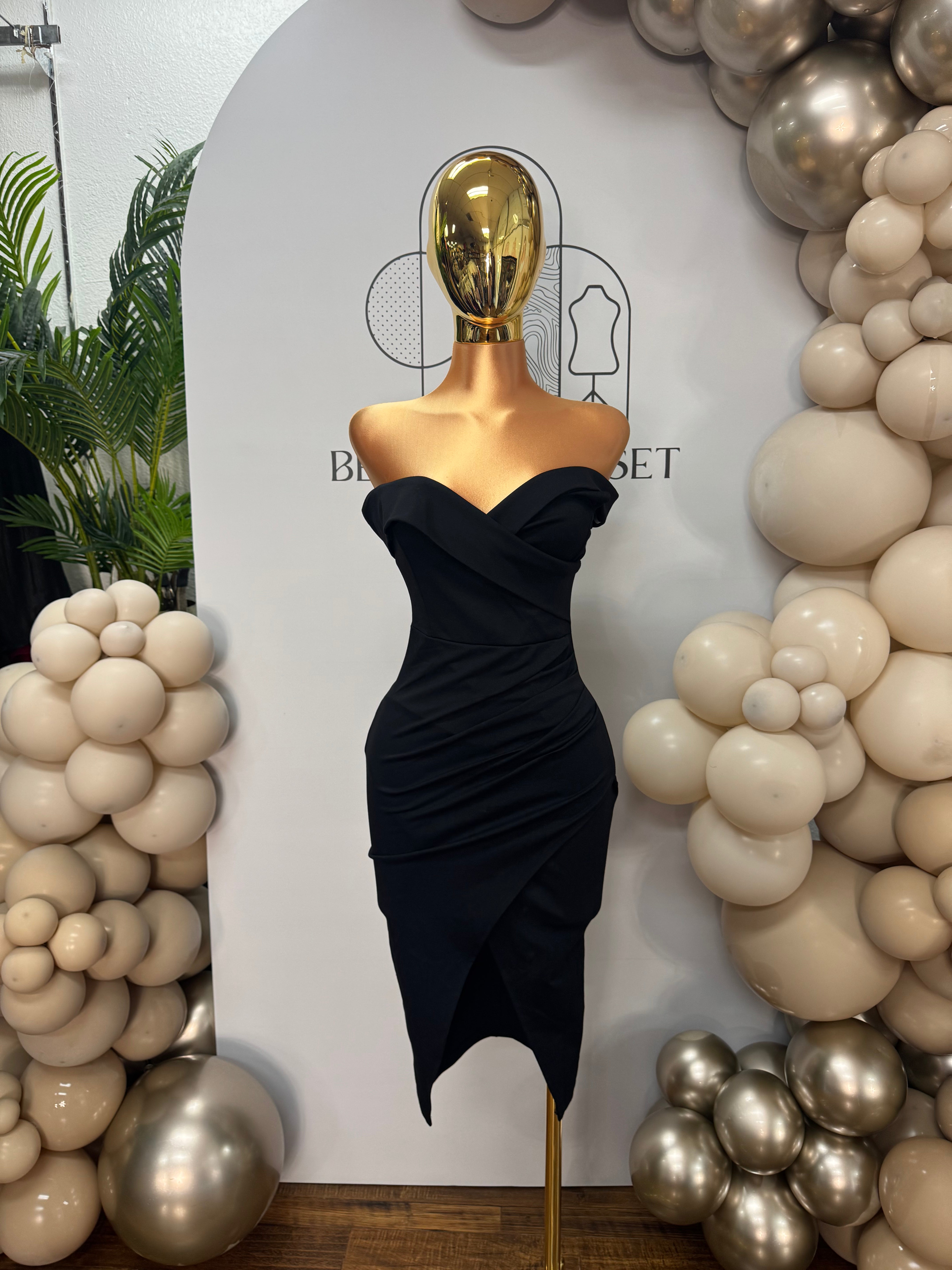 Johanna Midi Off the Shoulder Dress