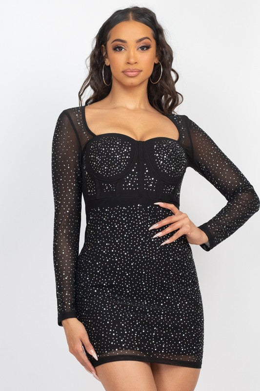 Xiomara Rhinestone Dress