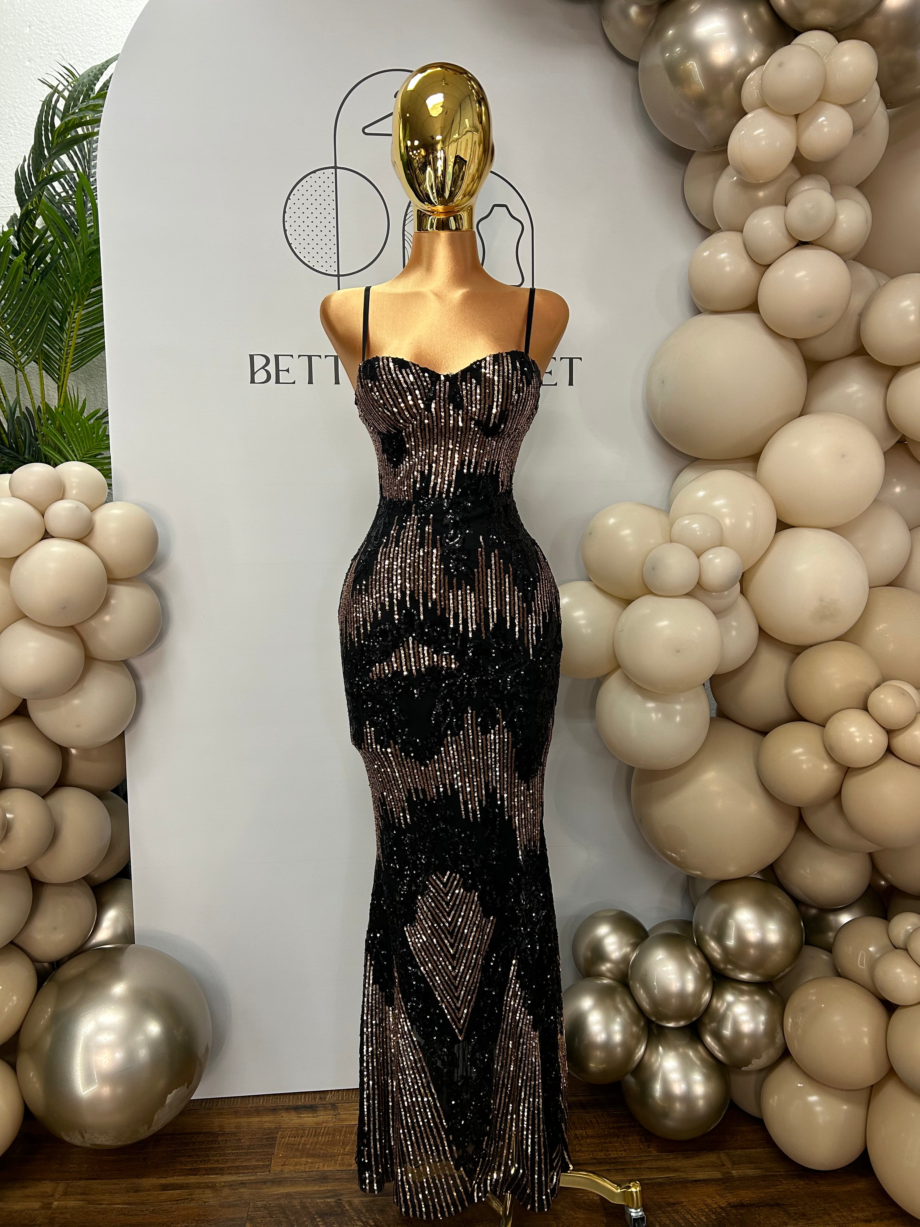 Alejandra Sequins Gown