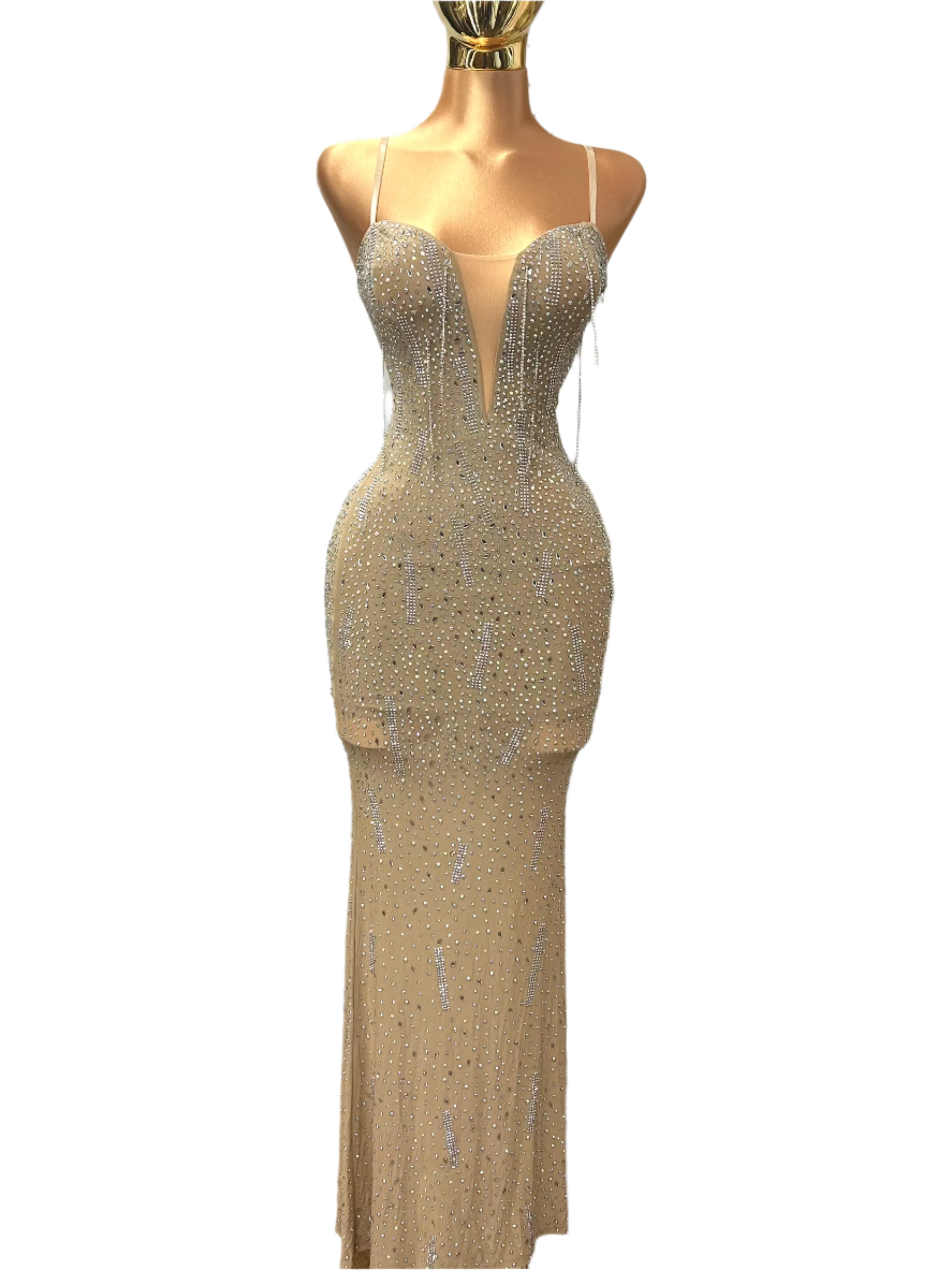 Luxury Rhinestone Gown
