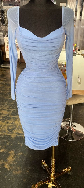 Destiny Mesh MidI Dress
