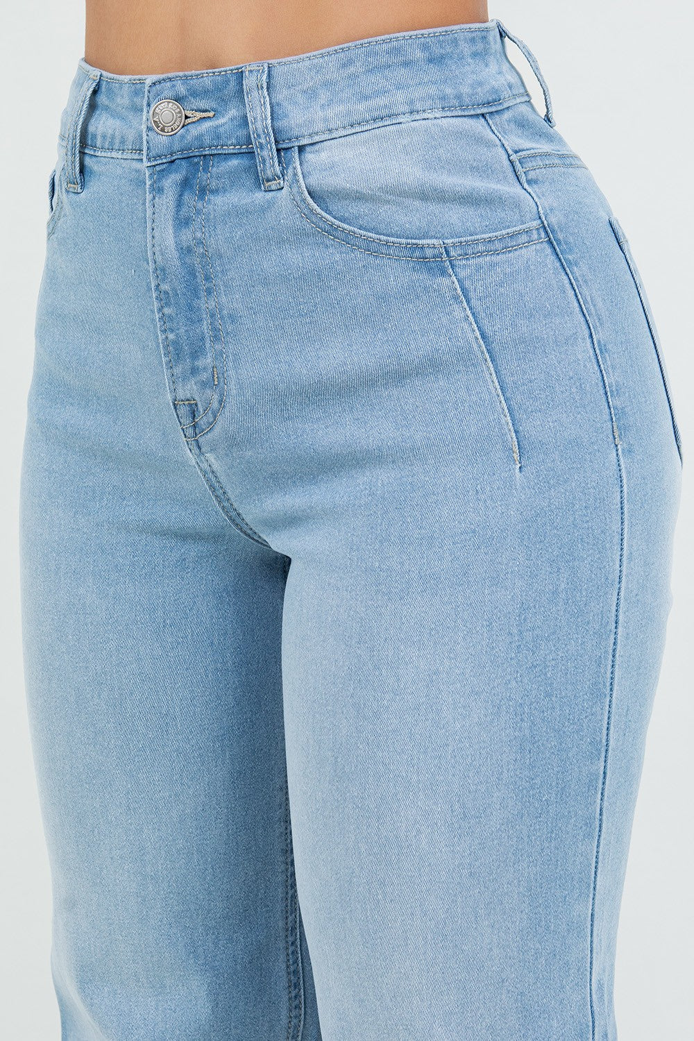 DAISY LIGHT WAS DENIM WIDE LEG FIT