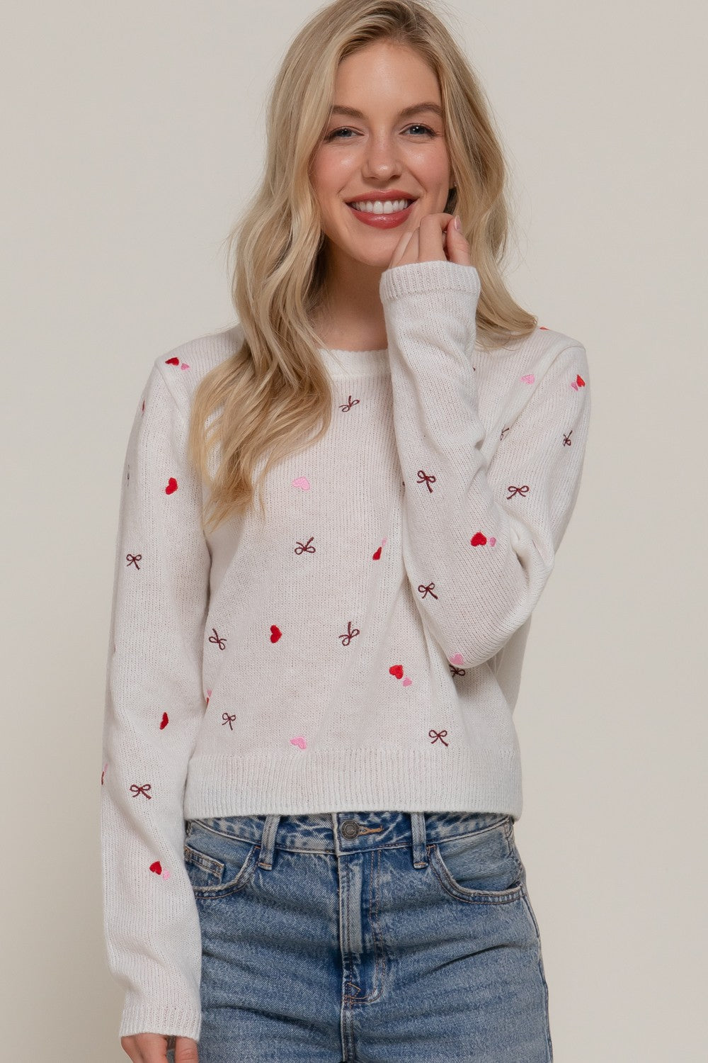 Susie All Over Embroidery Sweater