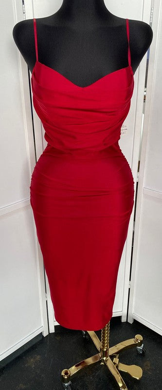 Samantha Midi Bustier Dress