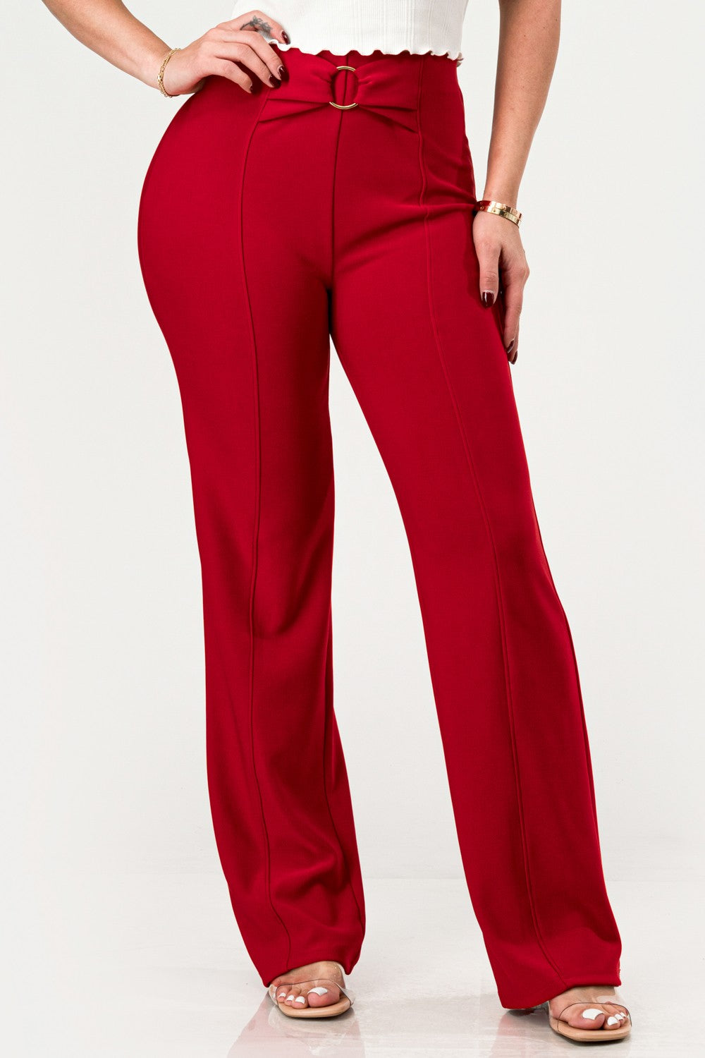 ANAHI BUCKLE SCULPTING PANTS
