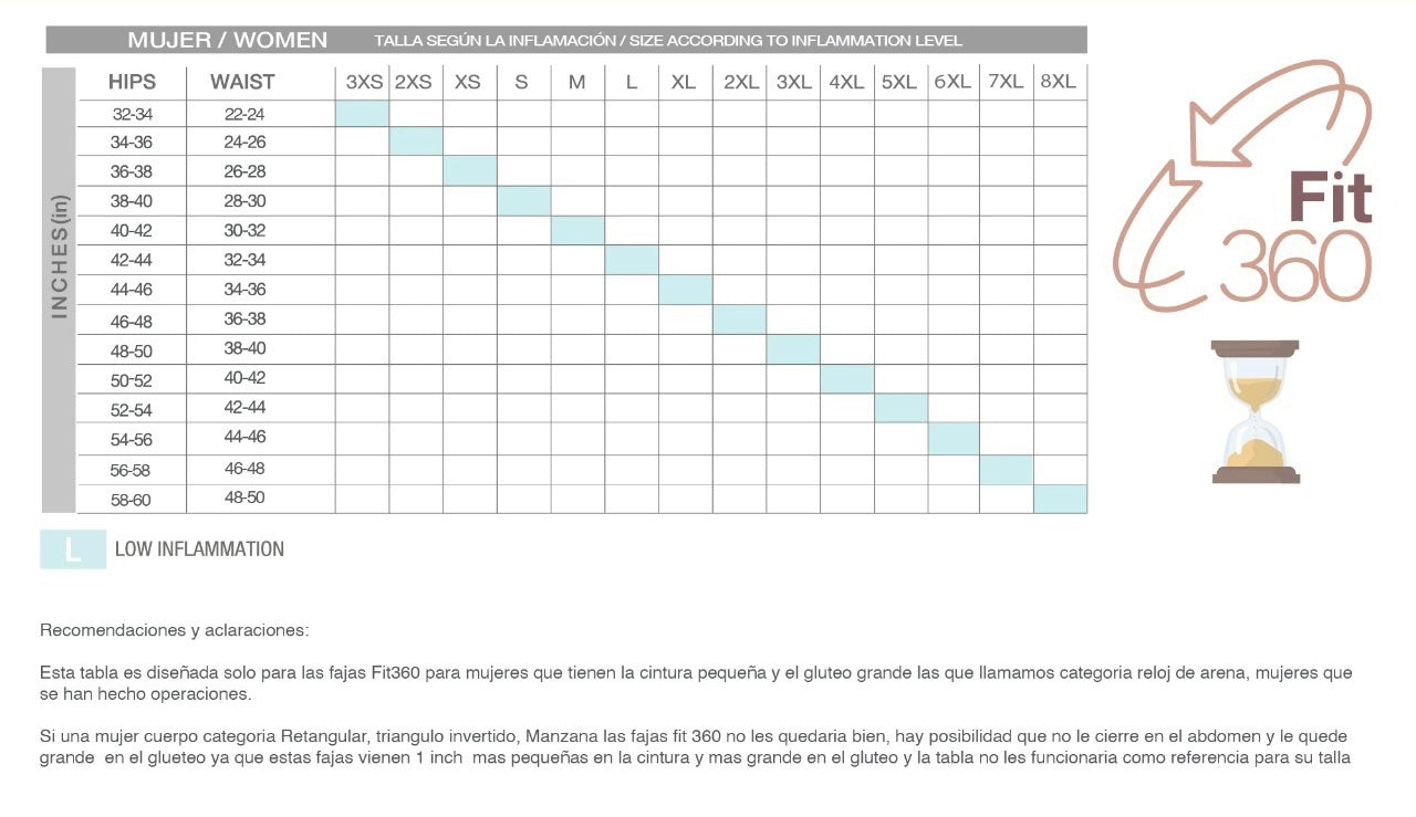 Fit 360 Side Zipper Griddle (Faja Stacy)