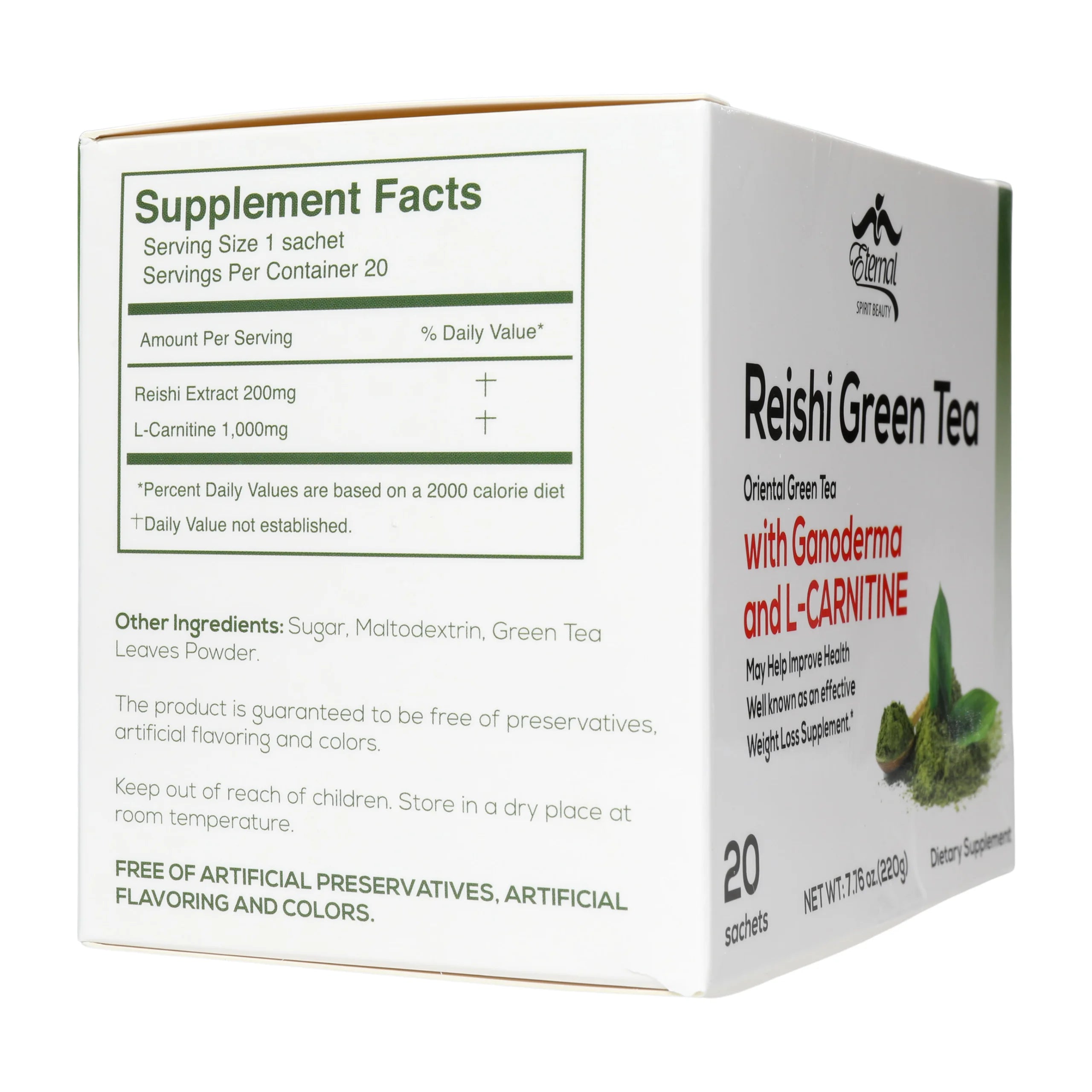 Reishi Green Tea 3 Pack