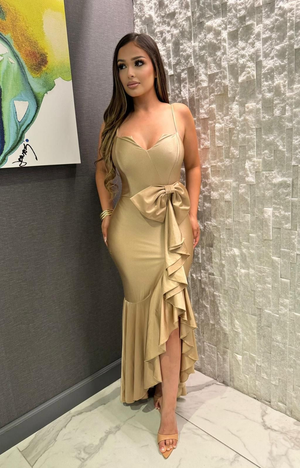 Valeria Maxi Bow Dress