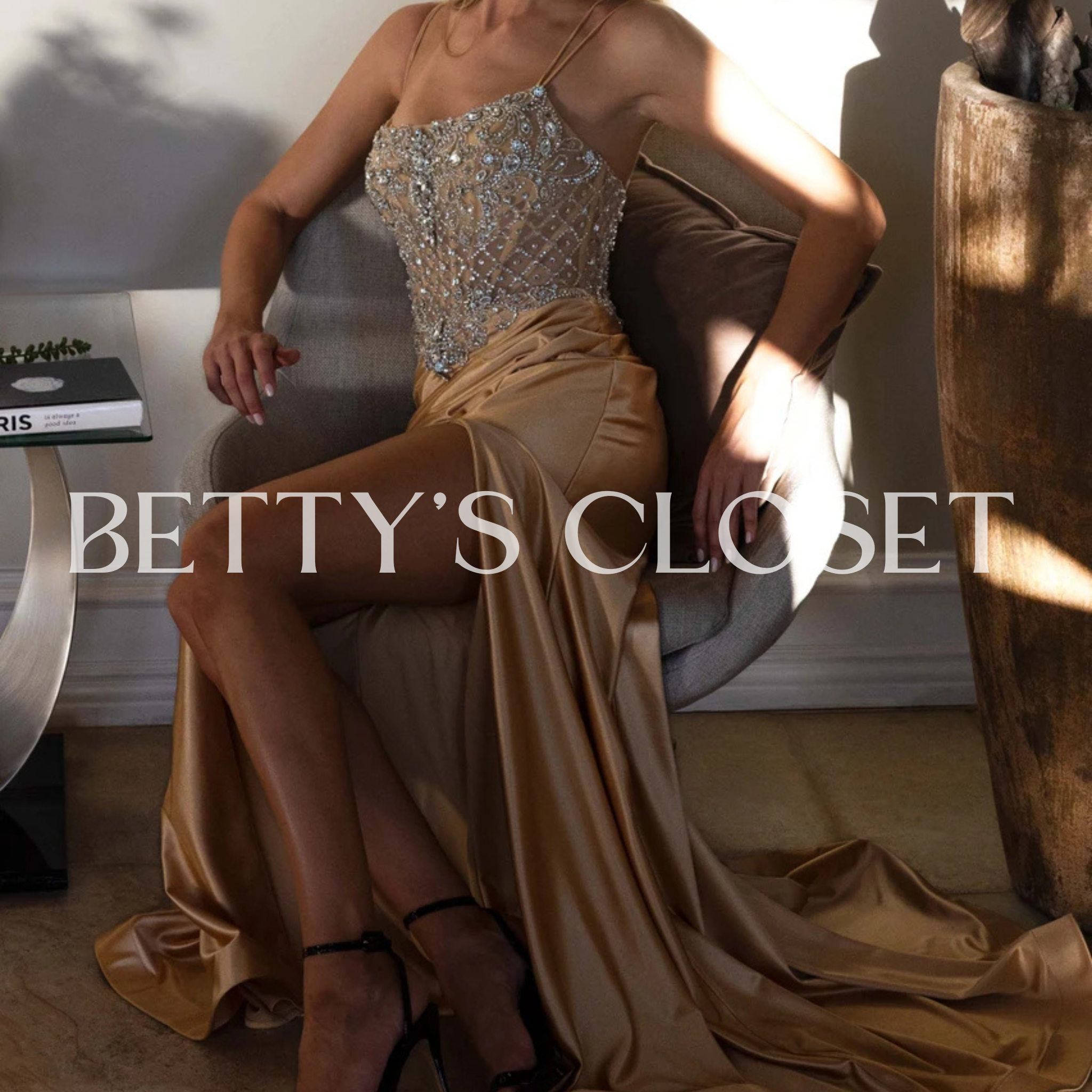 Paloma Embellished Bodice Prom Gown