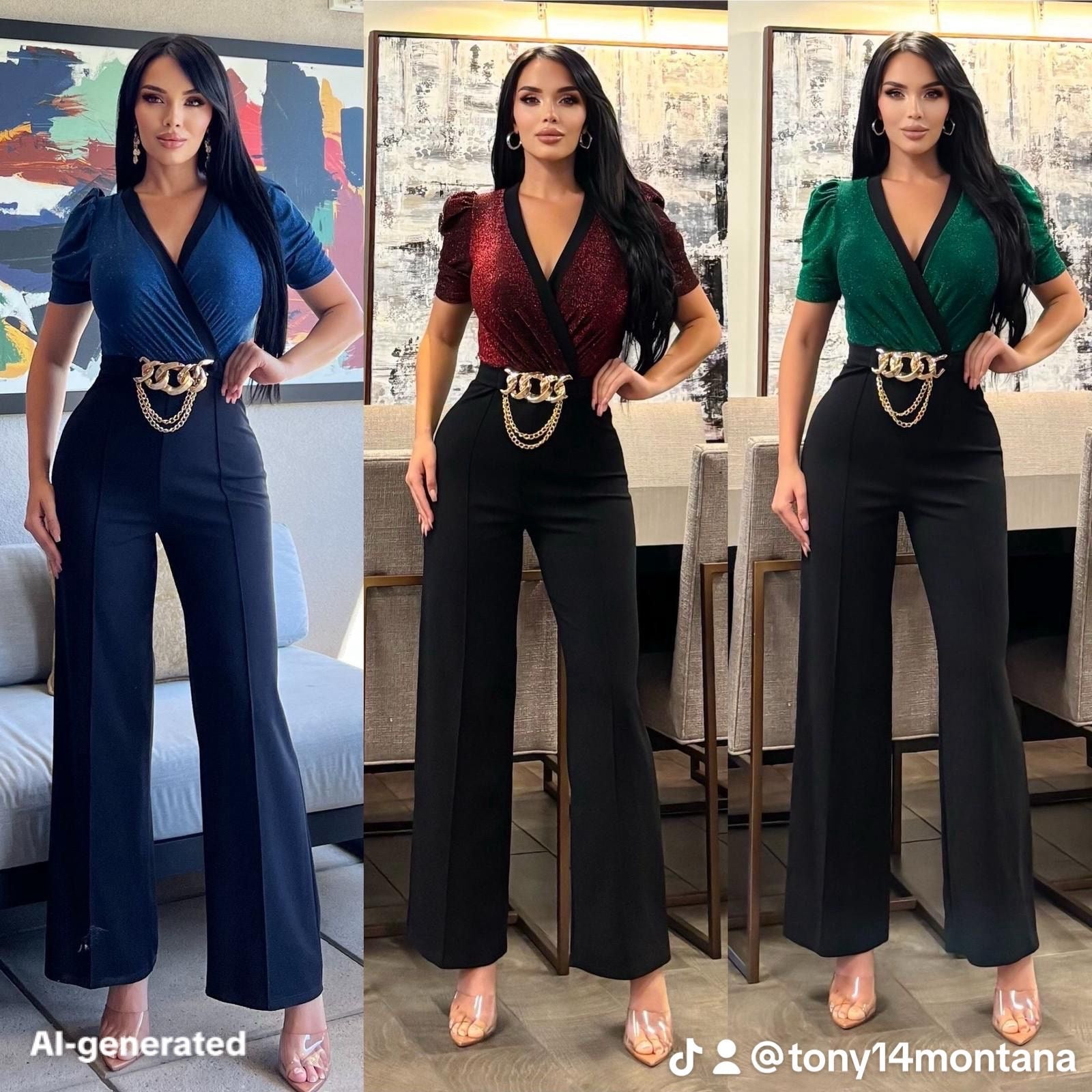 Mia Glitter Jumpsuit