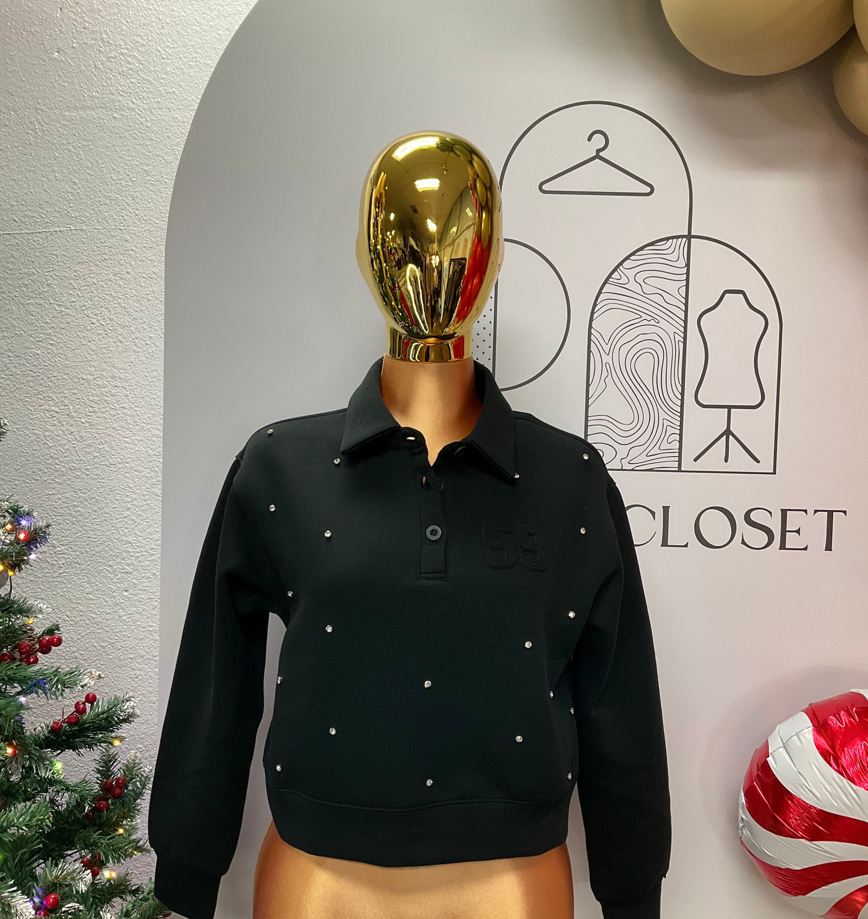 Julieta Rhinestone Sweatshirt