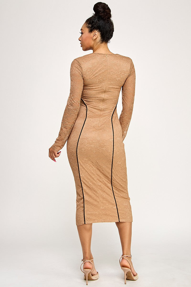 Lizet Lace Midi Dress