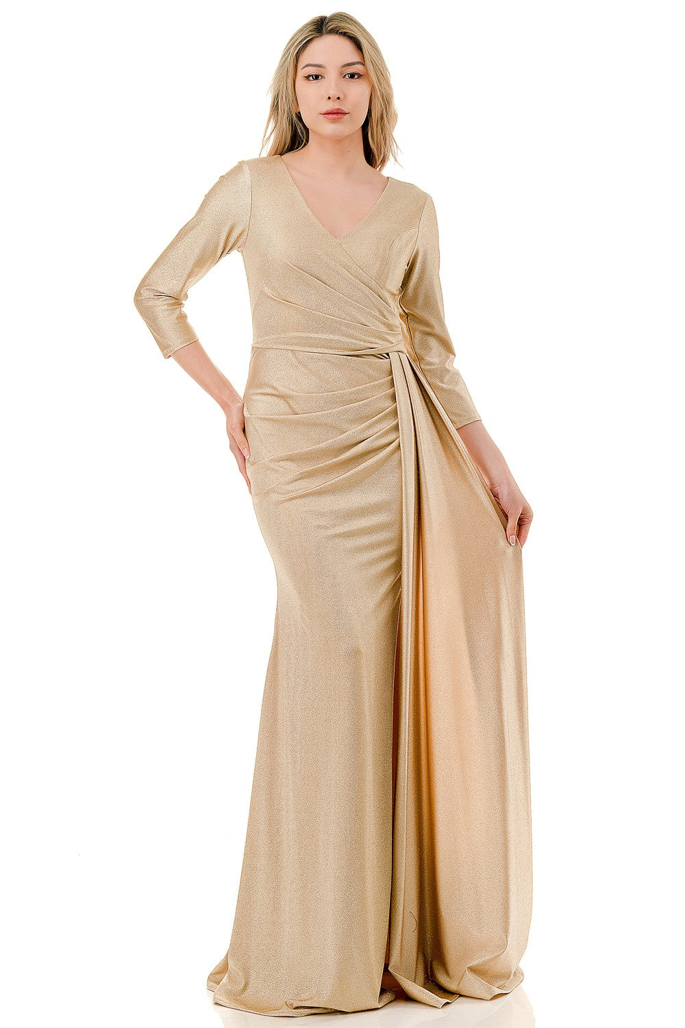 Madrina 3/4 Sleeve Gown