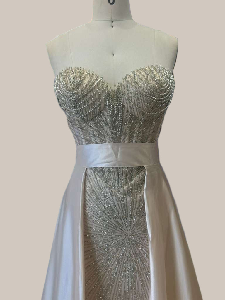 Angelica Embellished Gown WITH CAPE