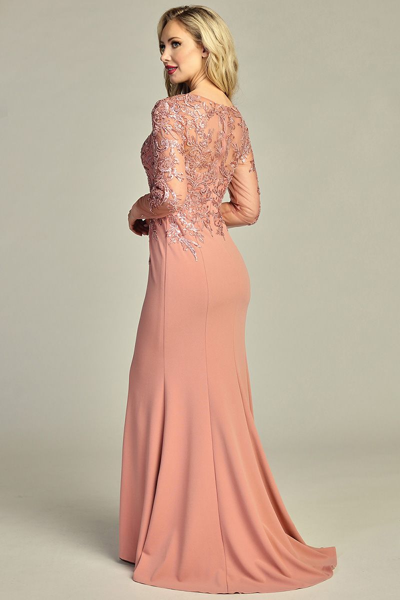 Carmen Long Sleeve Lace Gown