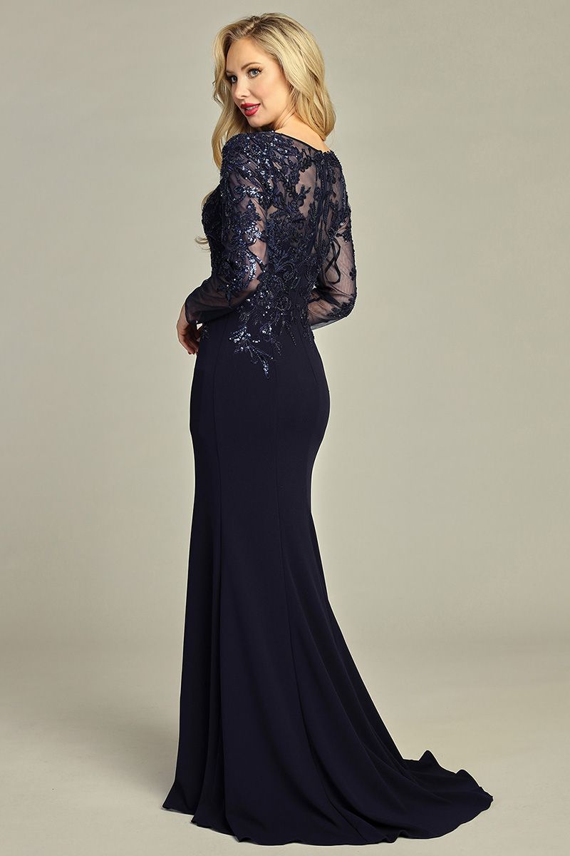 Carmen Long Sleeve Lace Gown