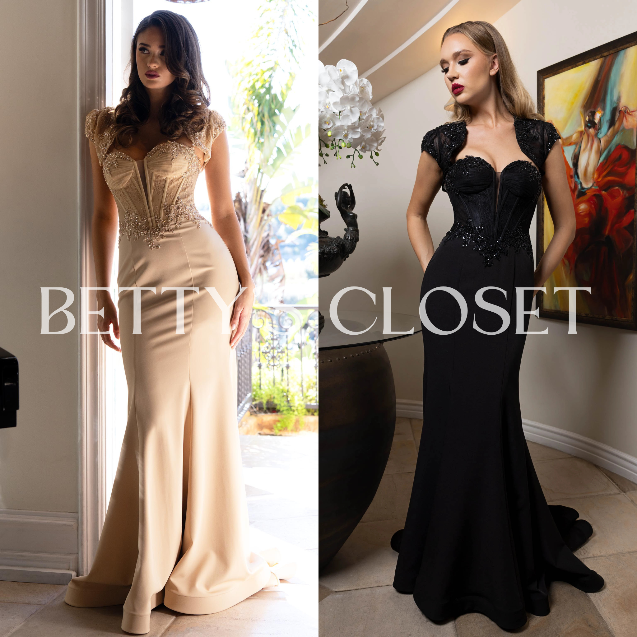 Yulissa Embellished Formal Gown with Jacket