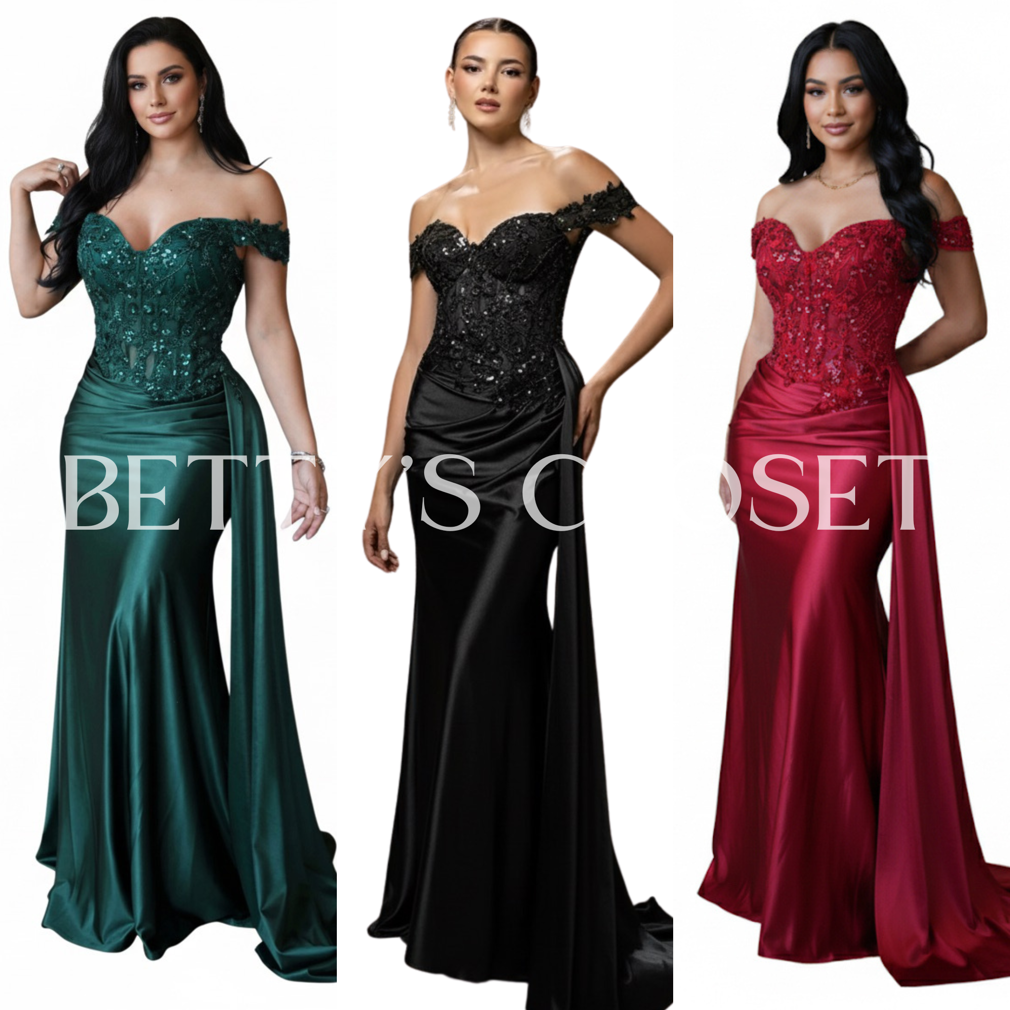 Violeta Elegant Off the Shoulder Gown