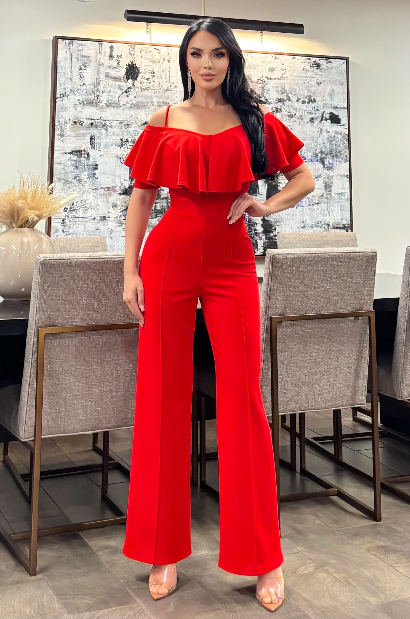 Camila Off the Shoulder Jumpuit