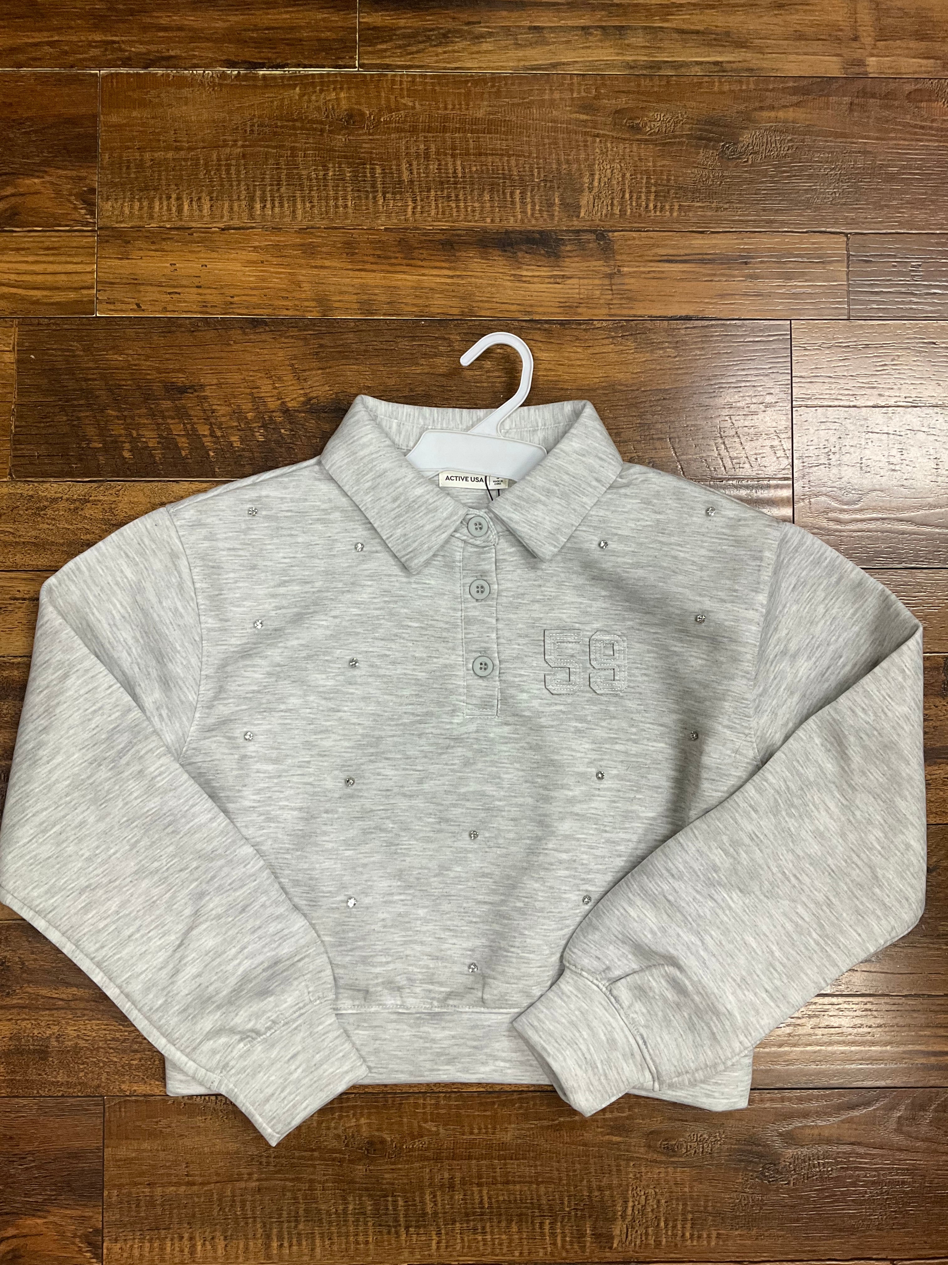 Julieta Rhinestone Sweatshirt