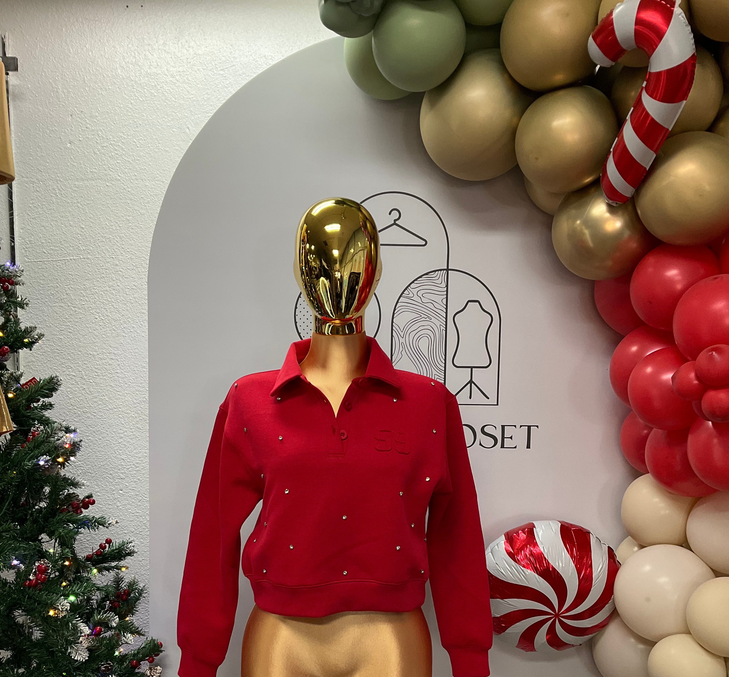 Julieta Rhinestone Sweatshirt