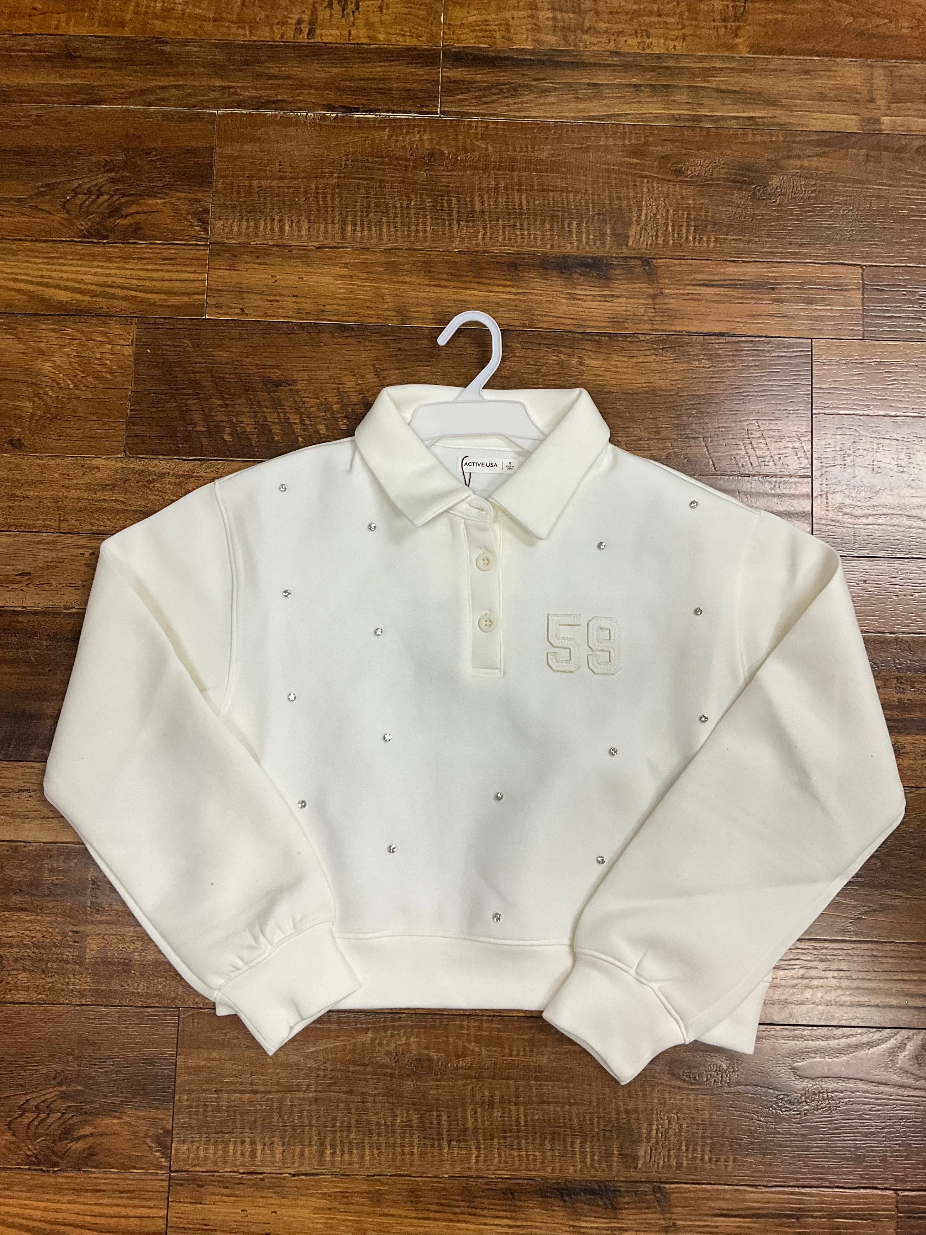 Julieta Rhinestone Sweatshirt