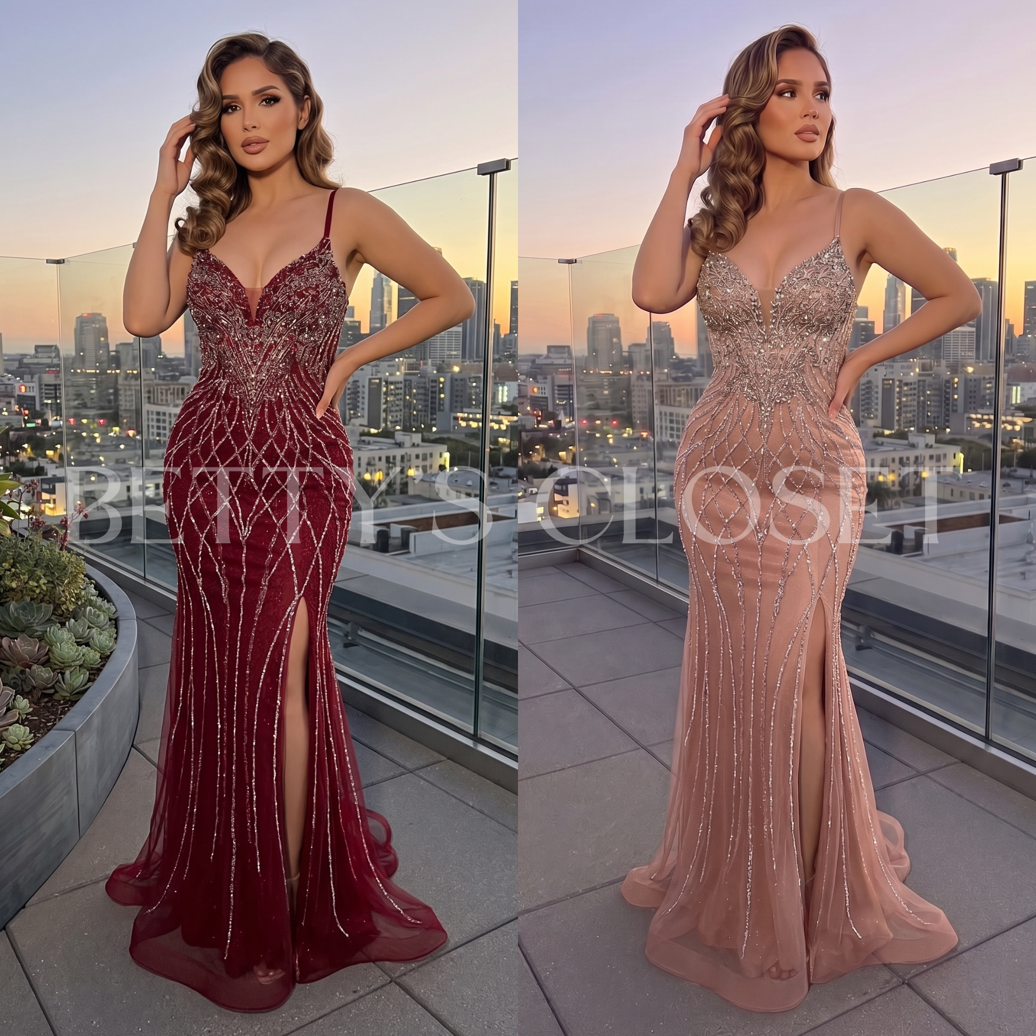 Rebecca Embellished Gowm
