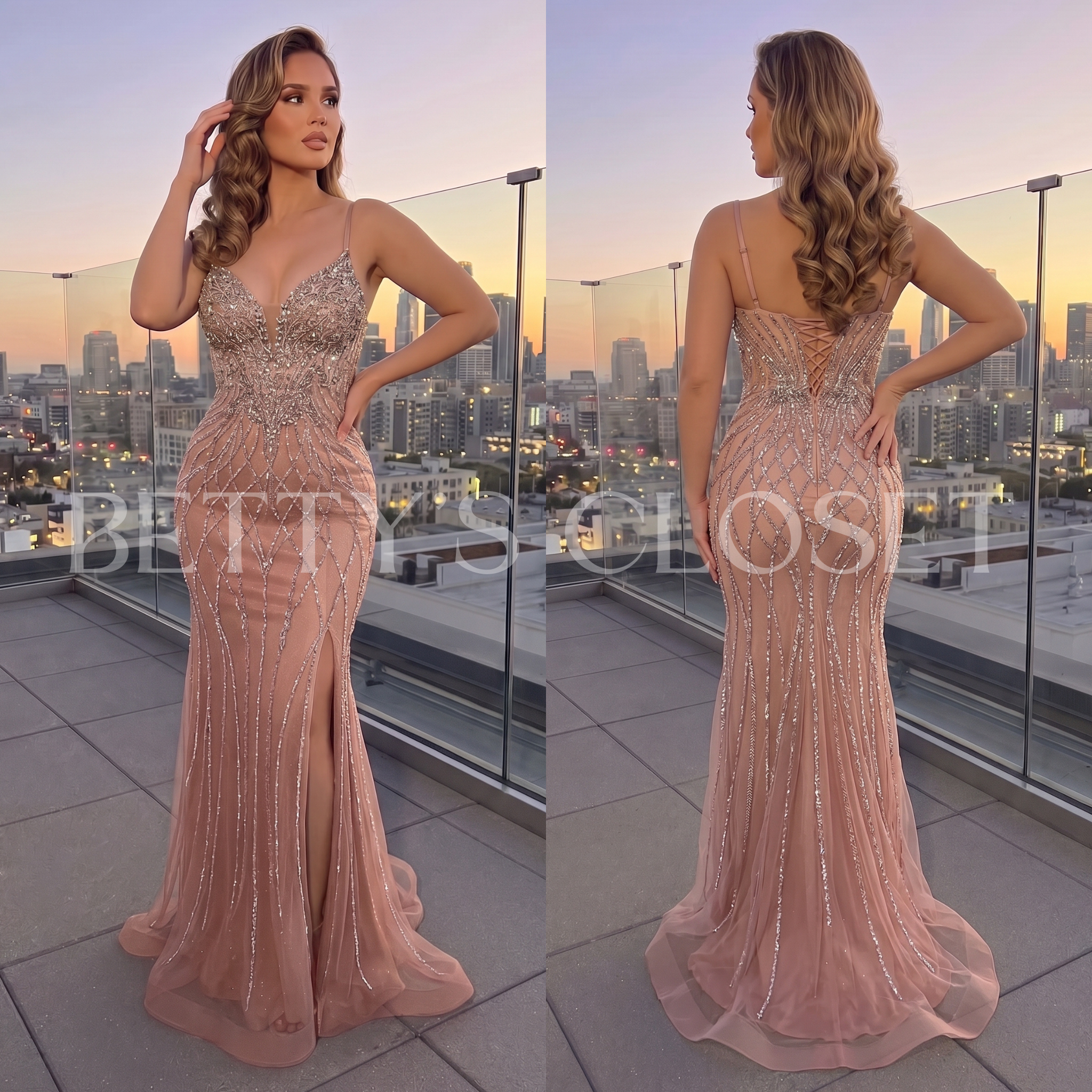 Rebecca Embellished Gowm