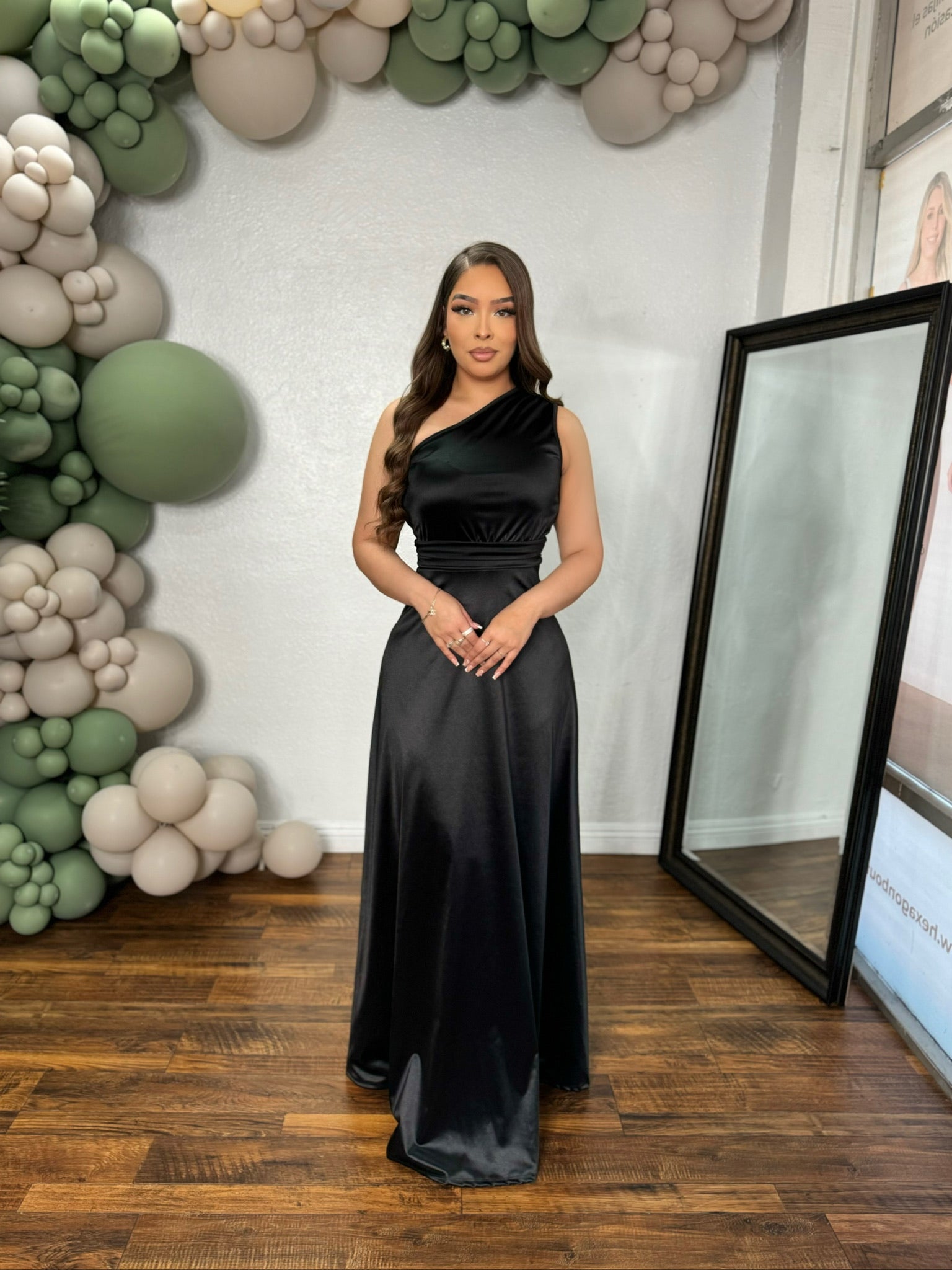 Estefania One Shoulder Gown