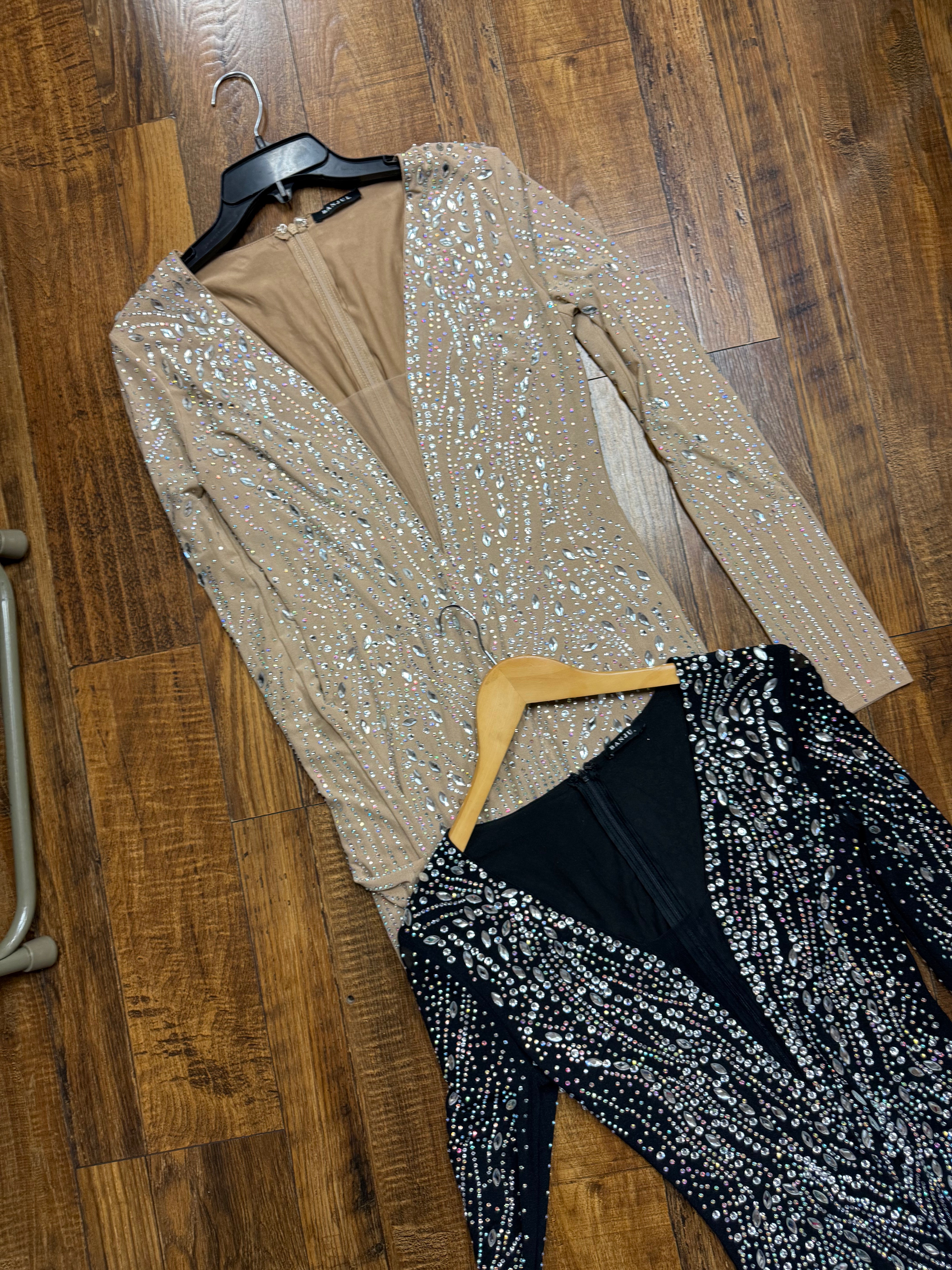 Luxe Rhinestone Dress