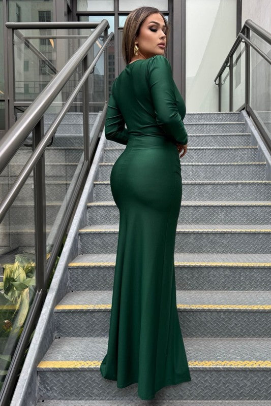 Renata Long Sleeve Gown