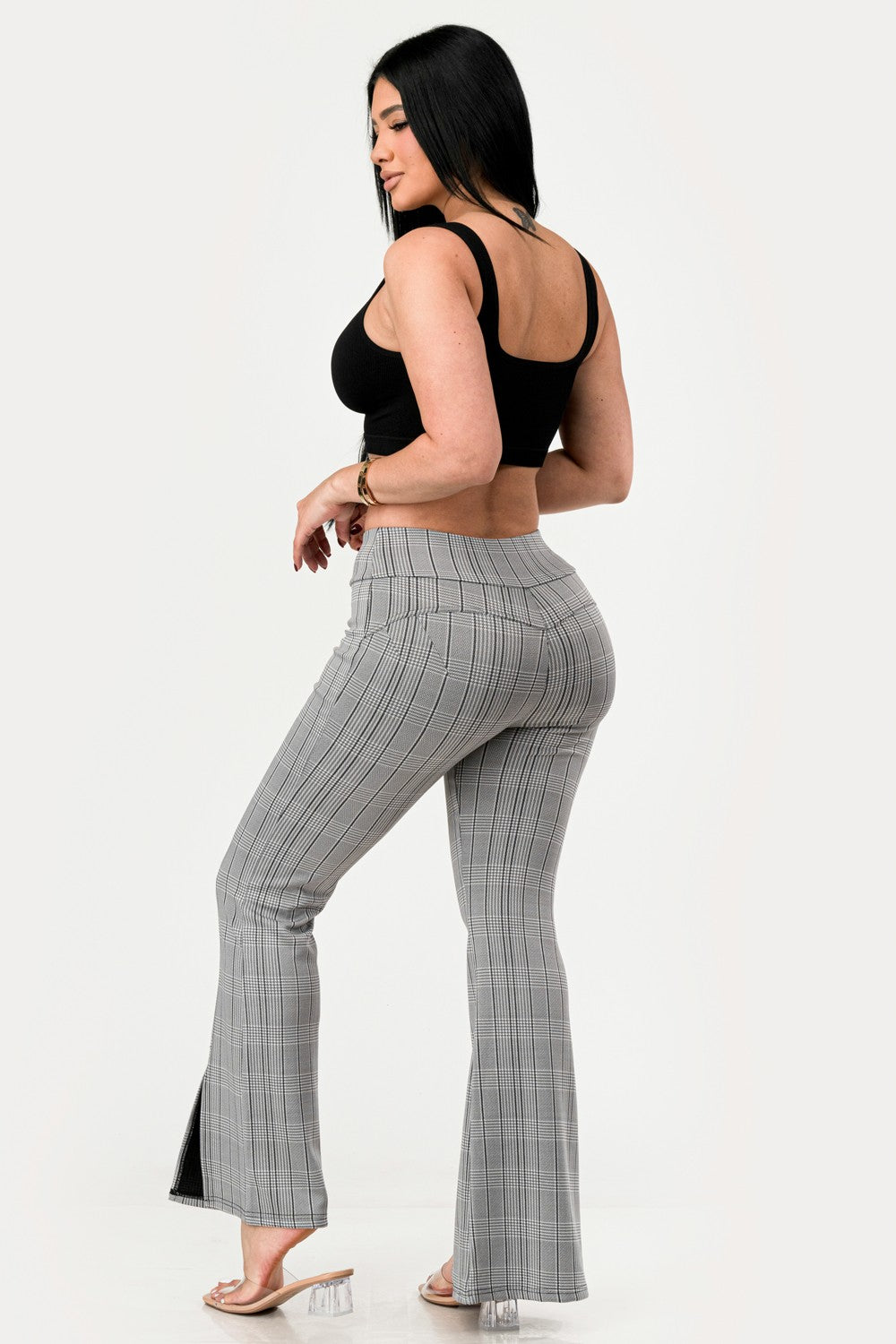 YULIANA SCULPTING FLARE PANTS