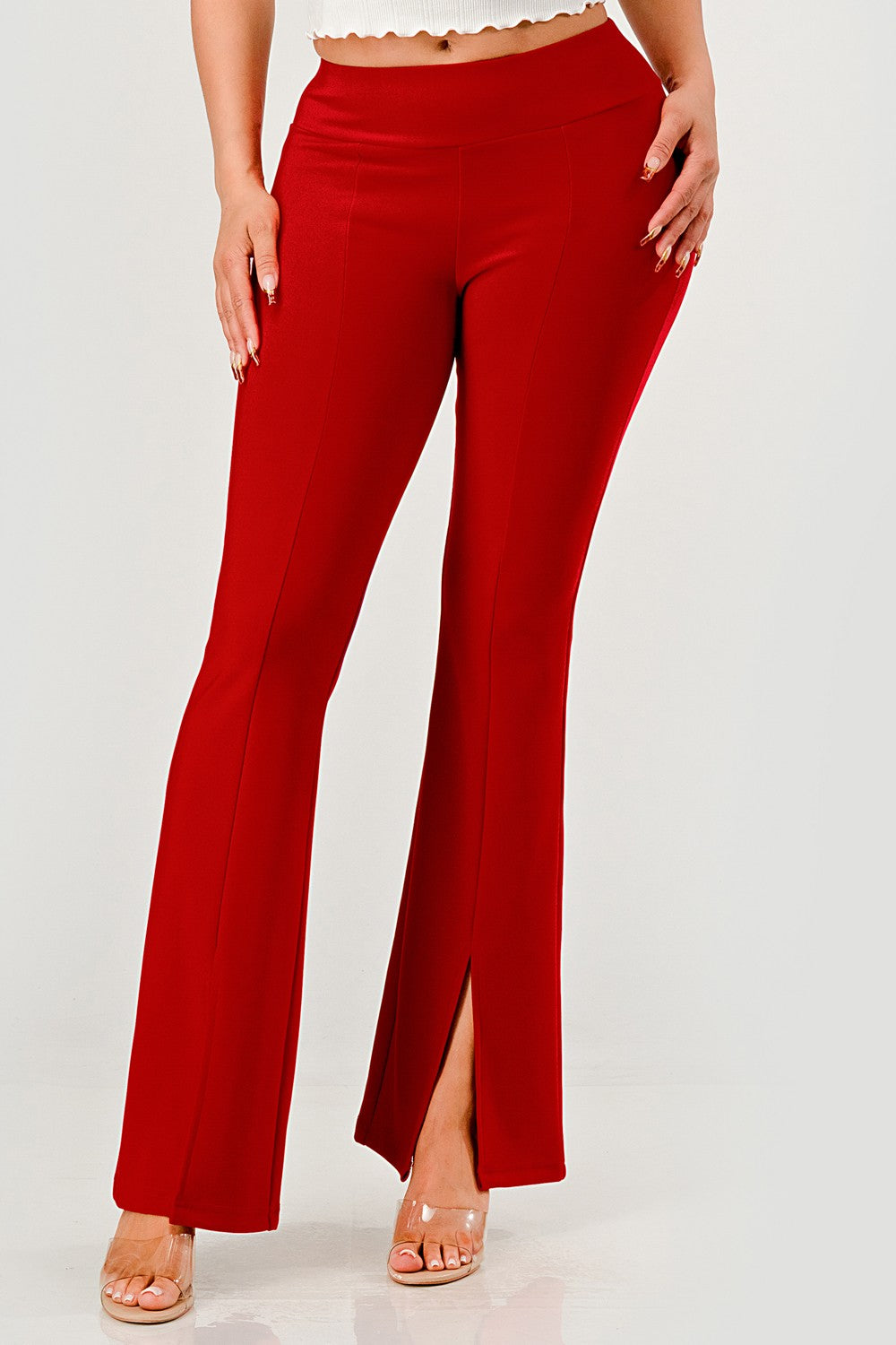 YULIANA SCULPTING FLARE PANTS