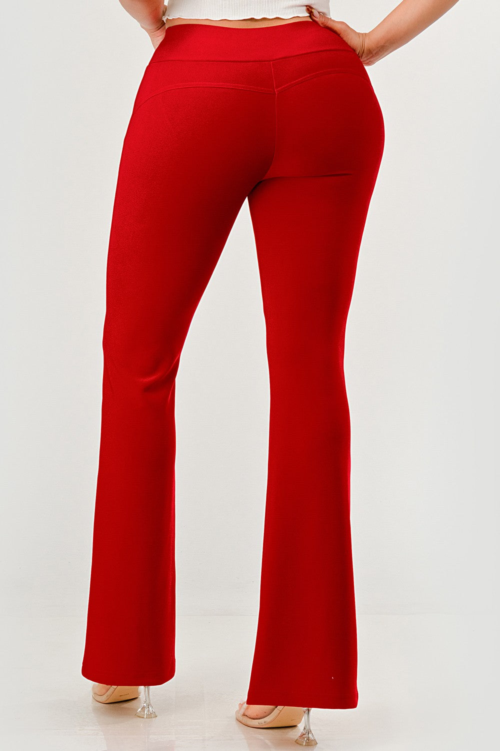YULIANA SCULPTING FLARE PANTS